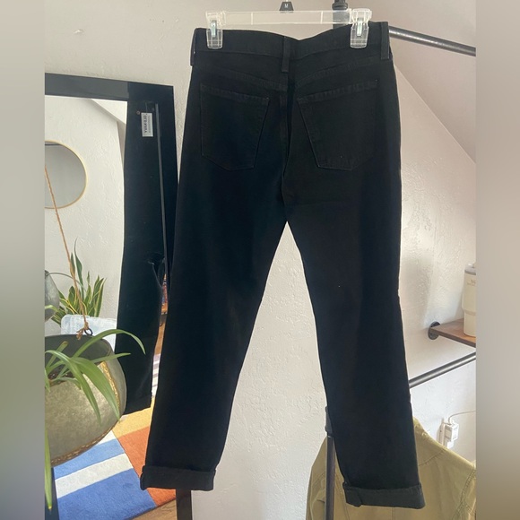 NWT Old Navy black mid rise boyfriend jeans - Picture 4 of 4